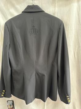 Preview: HKM Kurzfrack Glööckler schwarz Gr. 38